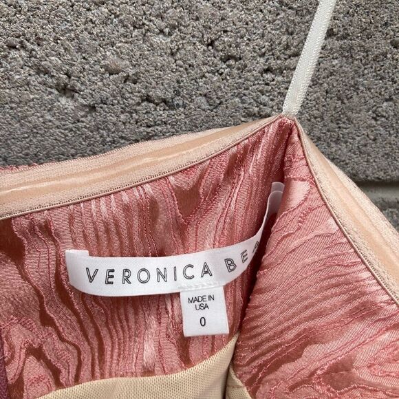 Veronica Beard Sufiana Moire One Shoulder Top 0 - Picture 9 of 9